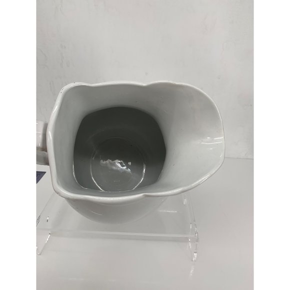 Anthony Shaw and Son Opaque Iron Stone China England Basket Weave Pattern Flaws - Picture 10 of 14